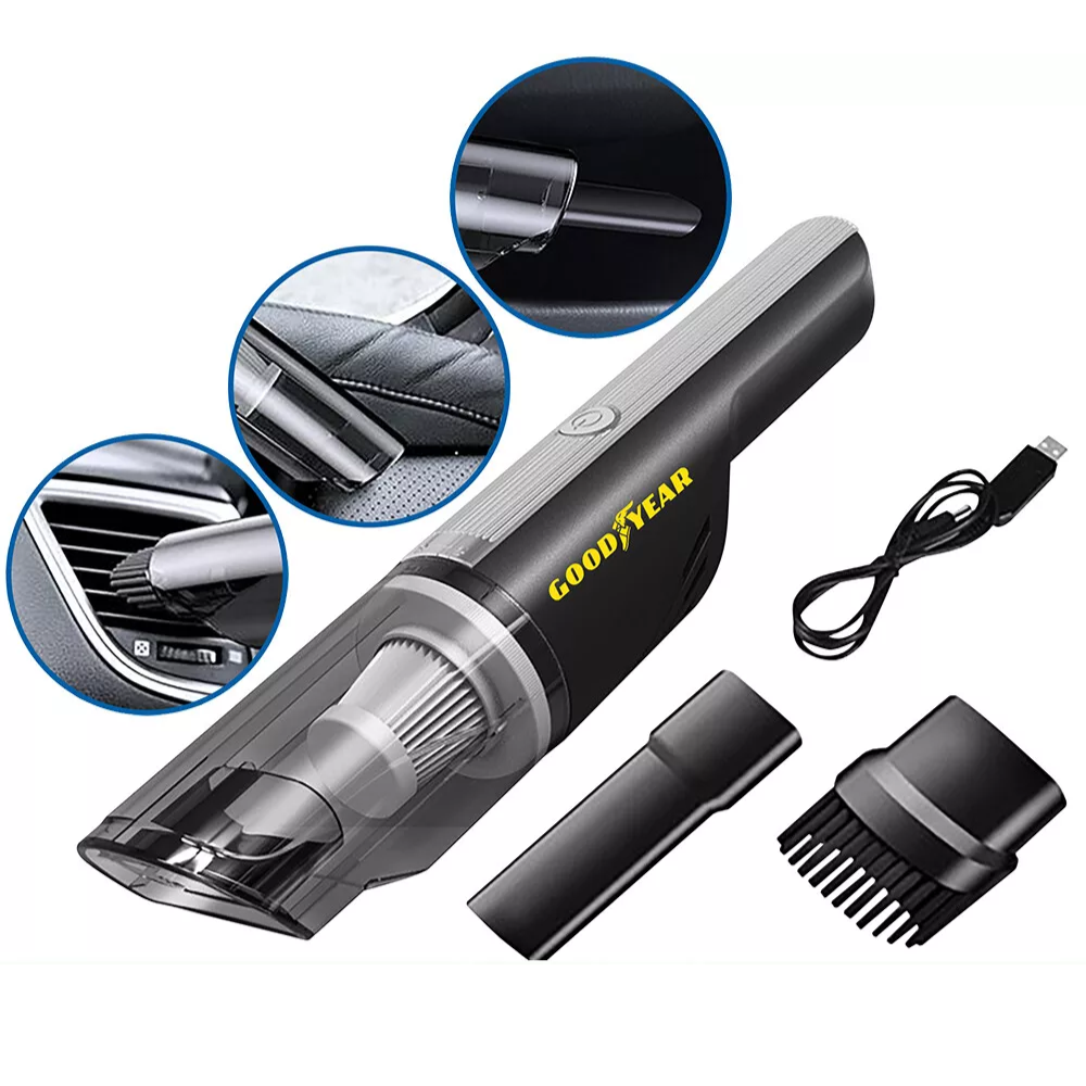 Goodyear Cordless Car Vacuum Cleaner With Hepa Filter Wireless USB Rechargeable