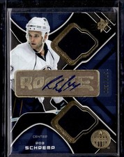 2007-08 SPX Hockey Dual Jersey Auto /999 Rob Schremp #211