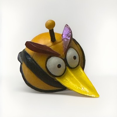 VERY RARE Angry Birds Space BUBBLES Figure 2014 Rovio Brazil