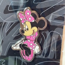 DISNEY MINNIE PINK DRESS PIN 2025 NEW MONOGRAM AT WALMART