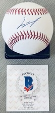 JUNIOR CAMINERO LICENSED BECKETT AUTHENTICATED SIGNED MINT MANFRED MLB BASEBALL