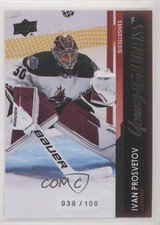 2021 Upper Deck Series 2 Young Guns UD Exclusives 39/100 Ivan Prosvetov #484 0c6