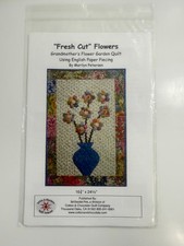 Patrón de edredón de flores de corte fresco Cotton & Chocolate Quilt Company