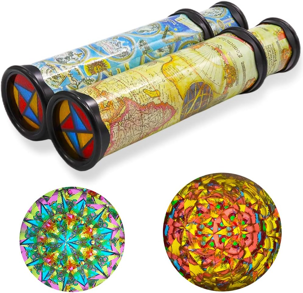 Kaleidoscope [12 inch Analog](中古品) 2 Pack Classic Kaleidoscope Toy,Magic Rotating Kaleidoscope