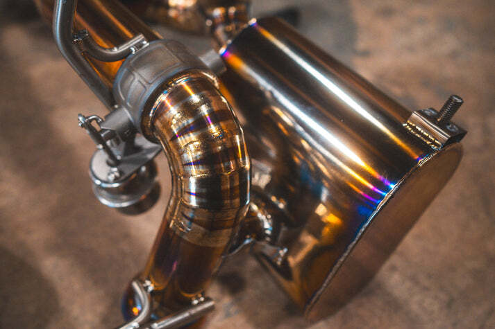 Valvetronic Designs TiTANIUM Catback Valved Sport Exhaust for Ferrari 458 Italia