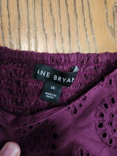 Lane Bryant Purple Lace Dress Size 14 NWT - Picture 4 of 11