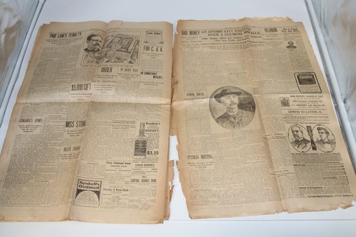 Vintage Newspaper, Canton Repository Ohio, Oct 31, 1901 p1-8, Czolgosz execution - 第 7/9 張圖片