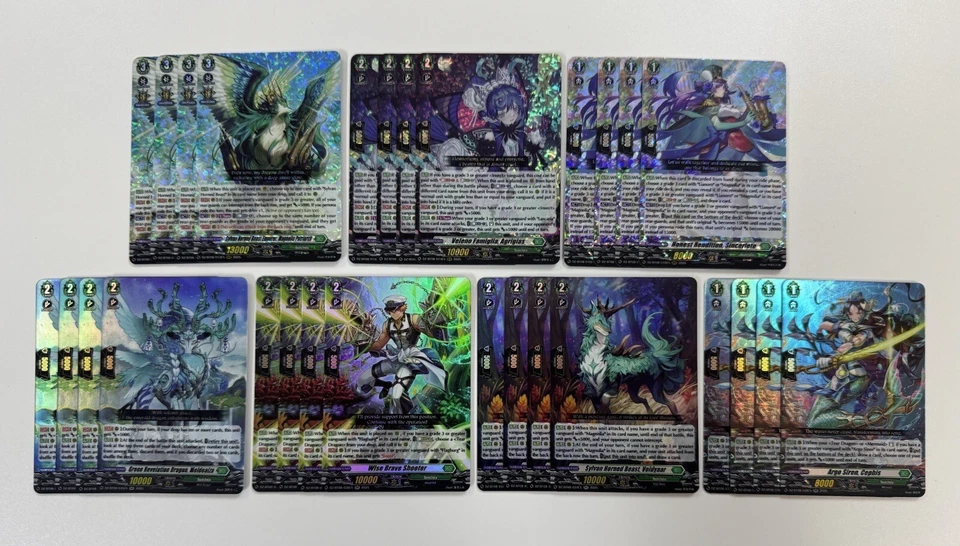 CARDFIGHT VANGUARD DZ-BT08 STOICHEIA PLAYSET MAGNOLIA PATRIARCH SINCERIETE - Image 2 of 4