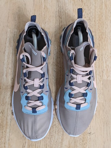 Nike Womens React Element 55 Pumice Pink Running Shoes CK0834-200 Size 11 - Picture 3 of 7