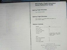 Microsoft Flight Simulator Quick Reference Guide
