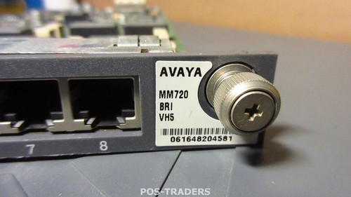 Avaya MM720 BRI Media Module Board 8-Ports Modul - PULLED FROM AVAYA G430 - Afbeelding 2 van 2