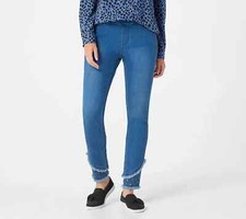 Belle by Kim Gravel TripleLuxe Denim Grommet Jegging - more Choices a370359 '