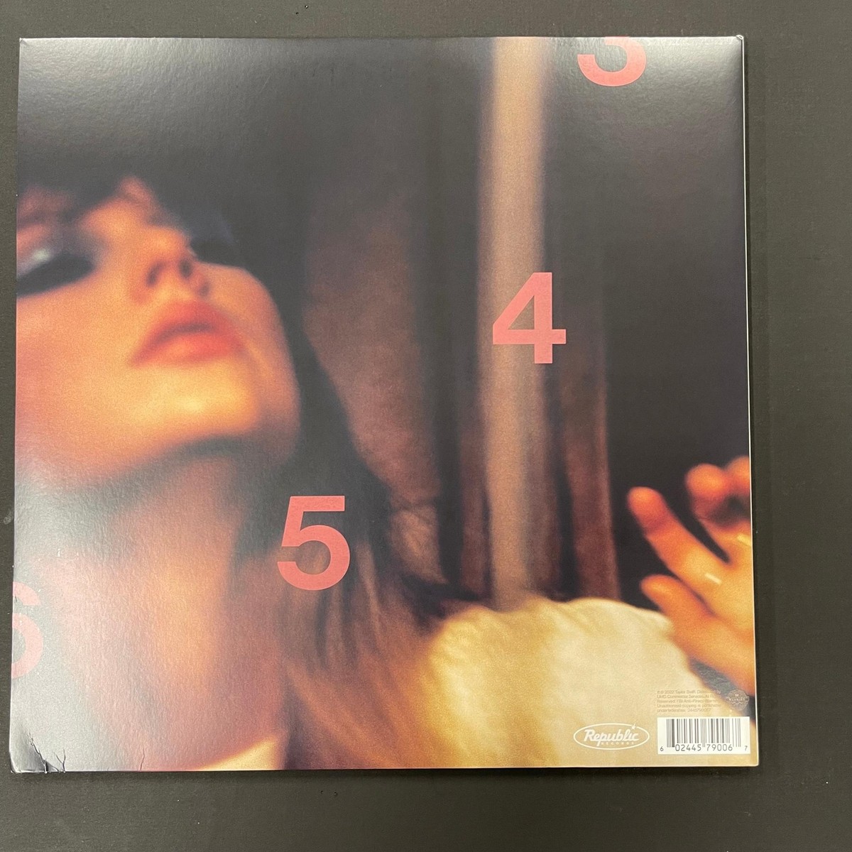 Taylor Swift Signed Blood Moon Vinyl Insert PSA/DNA Autographed