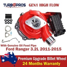 GEN1 High Flow Billet Turbo+Oil Feed Pipe For Ford Ranger 3.2L 2011-2015