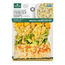 Frontier Virginia Blue Ridge Broccoli Cheddar Soup, 5 oz. Serves 5. Pantry