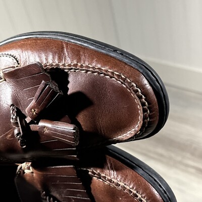 Cole Haan Country Mens Size 9.5 M Brown Leather Made in  display picture 2