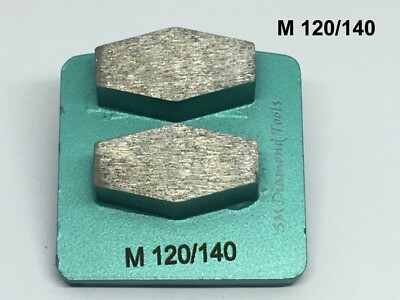 HUSQVANA Trapezoid Double Diamond 2 Segment Grinding Polish Medium Bond 150 Grit