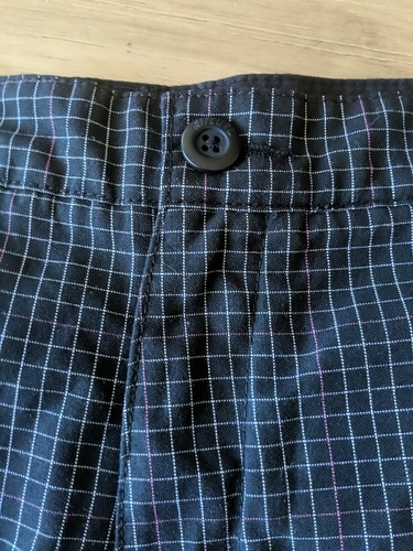 Rip Curl Casual Shorts Mens Adult Size 34 Black Checked Zip Fly Skate Surf - Picture 4 of 8