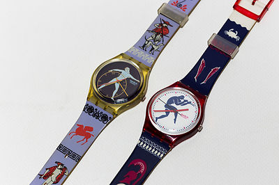 SWATCH DISCOBULUS GK141 UND TEDOPHORUS GR111 VON 1992 SPORT OLYMPIA