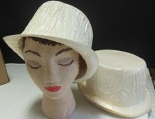 NEW Lot of 12 White Cello top hat Hat Bases Dance Theatrical to Glitter or cover