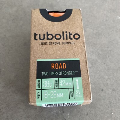 新品 tubolito 700×18/28mm(バルブ長42mm) 2本セット Tubolito Tubo Road Tube - 700 x 18-28mm, 42mm Presta Valve