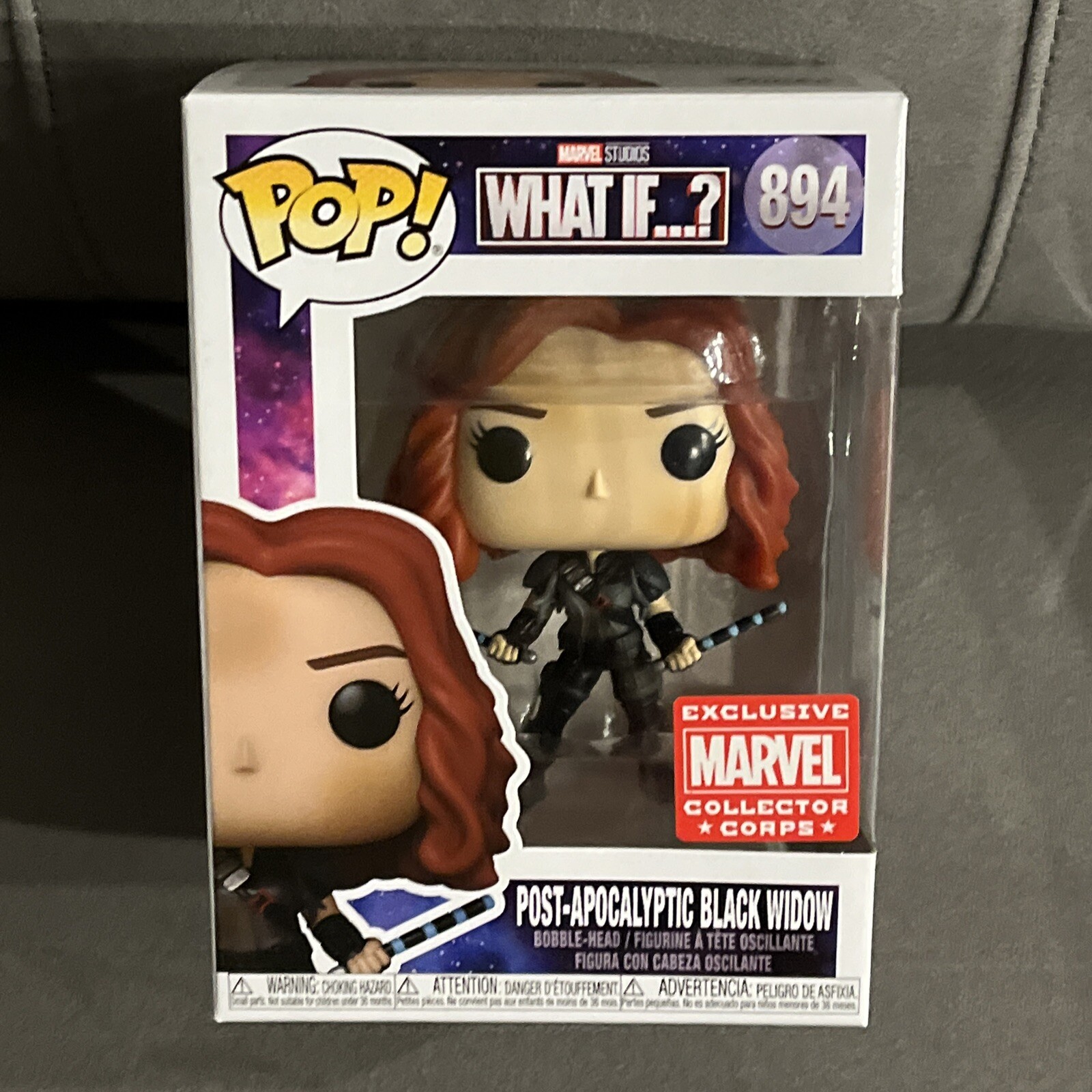 Funko Pop! Marvel What If...? Post-Apocalyptic Black Widow #894 Vinyl Figure