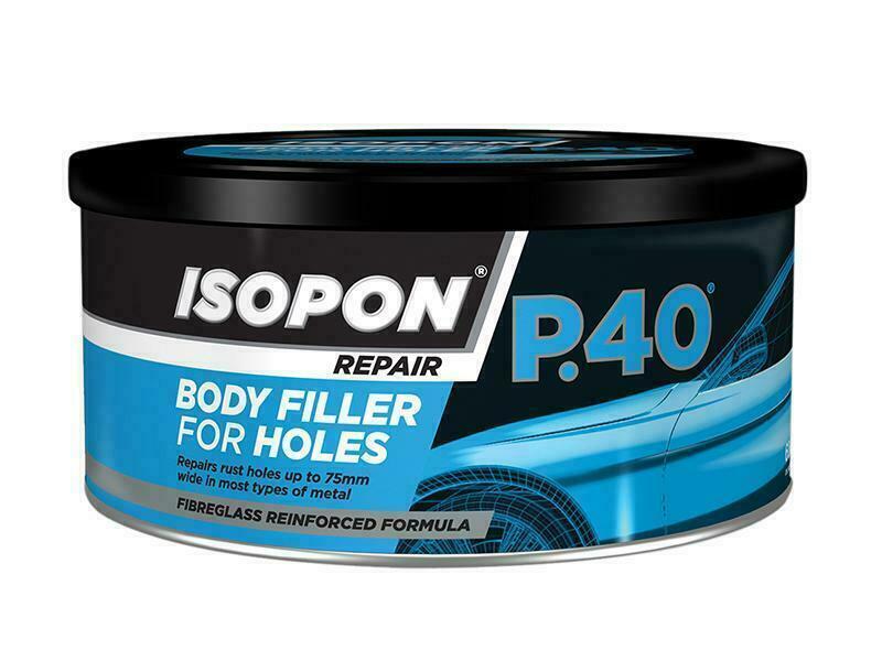 U-POL P40 Body Filler For Holes Tin 600Ml UPOP401
