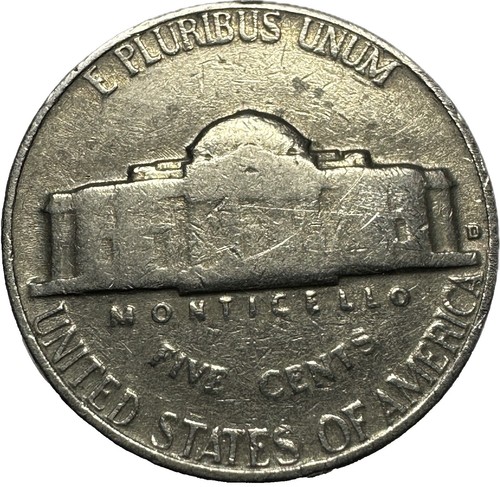 1964 Jefferson five cent nickel Denver D mint mark | eBay