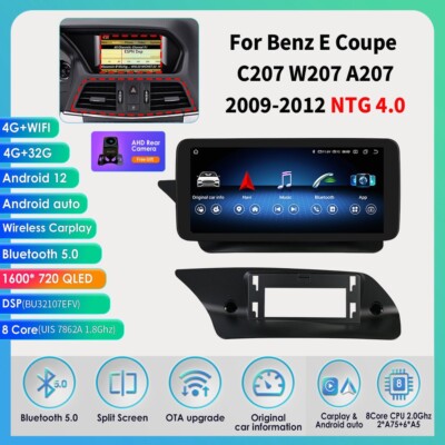 10.33'' For Benz E W207 A207 NTG4.0 Android12 Radio GPS WIFI Carplay 4+32GB BT5
