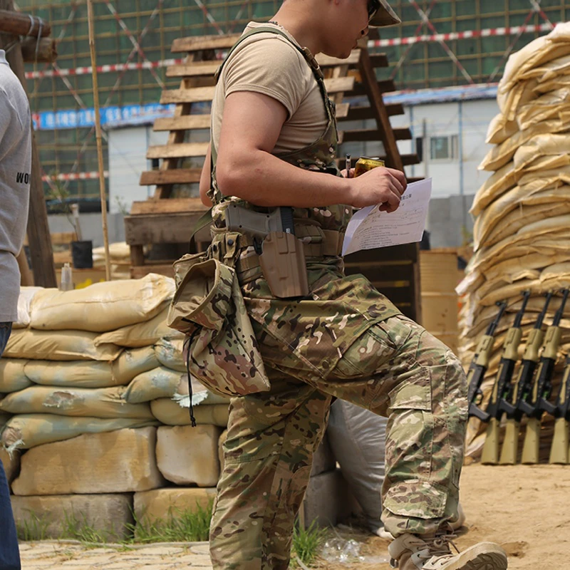 Bolsa de volteo táctica Airsoft Molle Magazine caza munición bolsa militar al aire libre-image