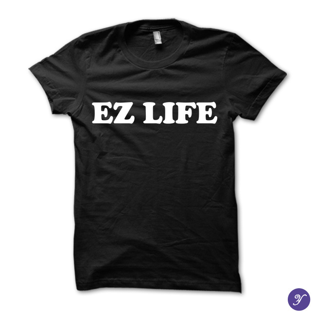 EZ LIFE tshirt - gaming, gamers, video games, funny, noob, noobs, ez