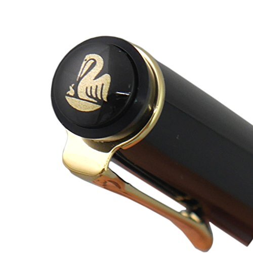 Pelican Fountain Pen F Fine Marble Green Classic M200 Inhalation Type