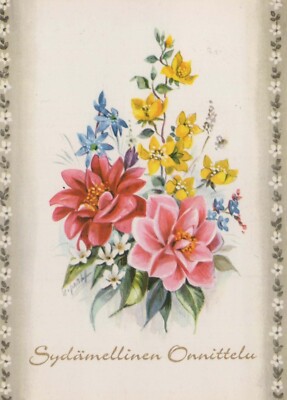 FLOWERS Vintage Ansichtskarte Postkarte CPSM #PAR600.D