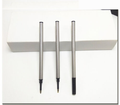 Recharge stylo à bille métal noir 11 cm pointe 0,7 mm convient à la couturière - Photo 1/6