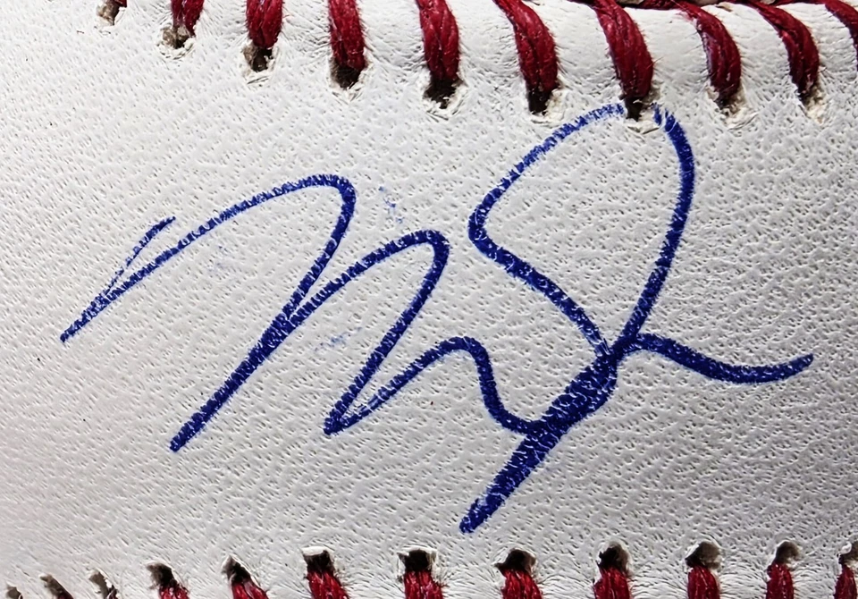 MIKE TROUT Signed Autographed OML Baseball Ball Los Angeles Angels PSA/DNA - Image 2 of 4