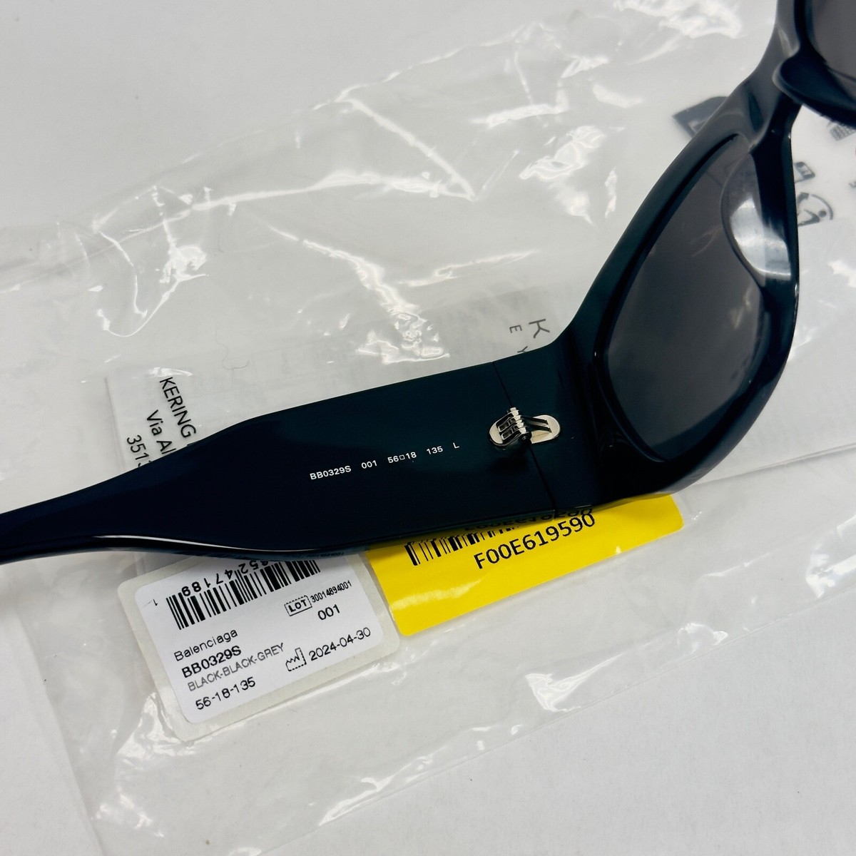 BALENCIAGA PANTHER 0329 Black Fashion Geometric Unisex Sunglass BALENCIAGA PANTHER 0329 Black Fashion Geometric Unisex Sunglass