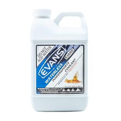 EVANS EC72064 Coolant Powersports Waterless Engine Coolant, 1/2 gallon