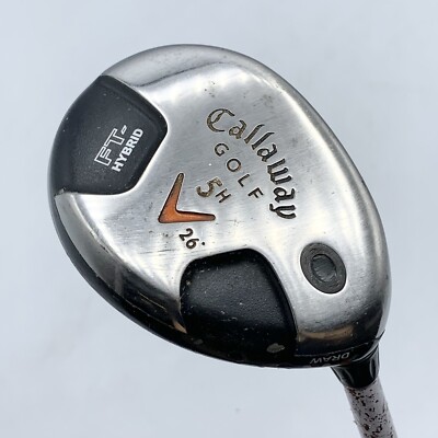 Callaway Fusion FT Hybrid 5H 26* Aldila NVS Hybrid 85g Regular Graphite RH 39 