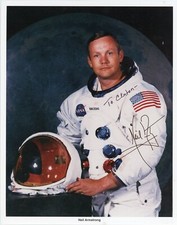 Neil Armstrong Autopen Inscribed NASA Original Photograph