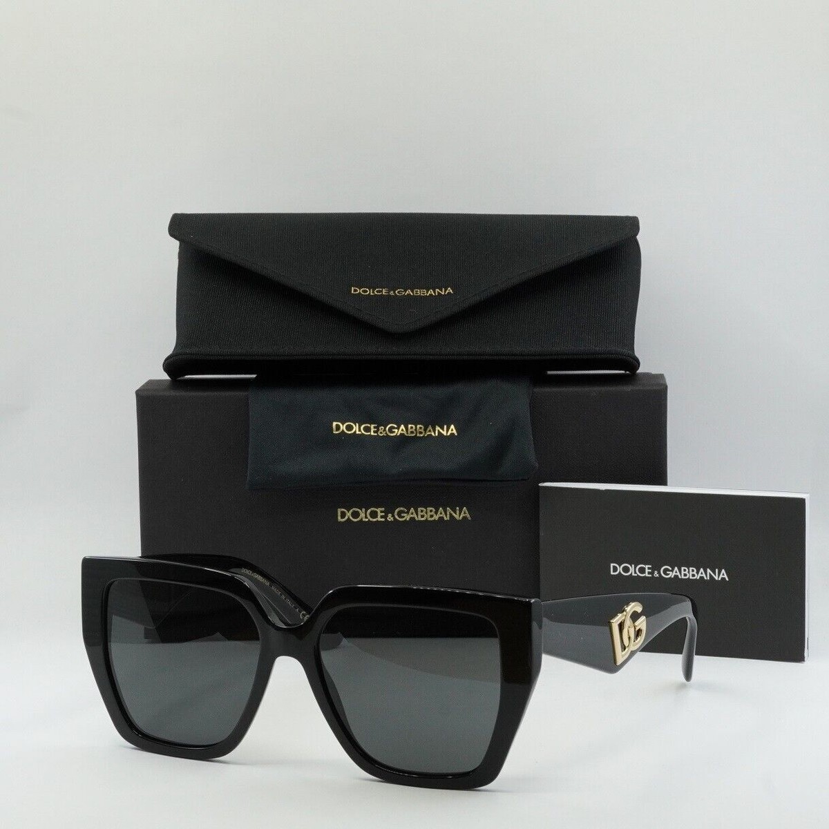 Dolce & Gabbana ブラックサングラス　ケース付き DOLCE&GABBANA ブラックサングラス ケース付き - メルカリ