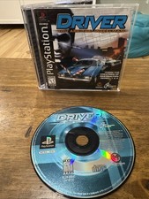 Driver (Sony PlayStation 1, 1999). Tested. CIB. Very Good Condition. Black Label