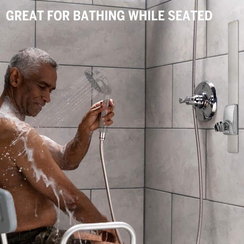 Waterpik 18 in. Magnetic Shower Slide Strip Accessory Kit in Chrome - Picture 6 of 9