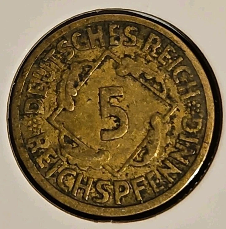 1926 A Germany 5 Pfennig - Image 2 of 2