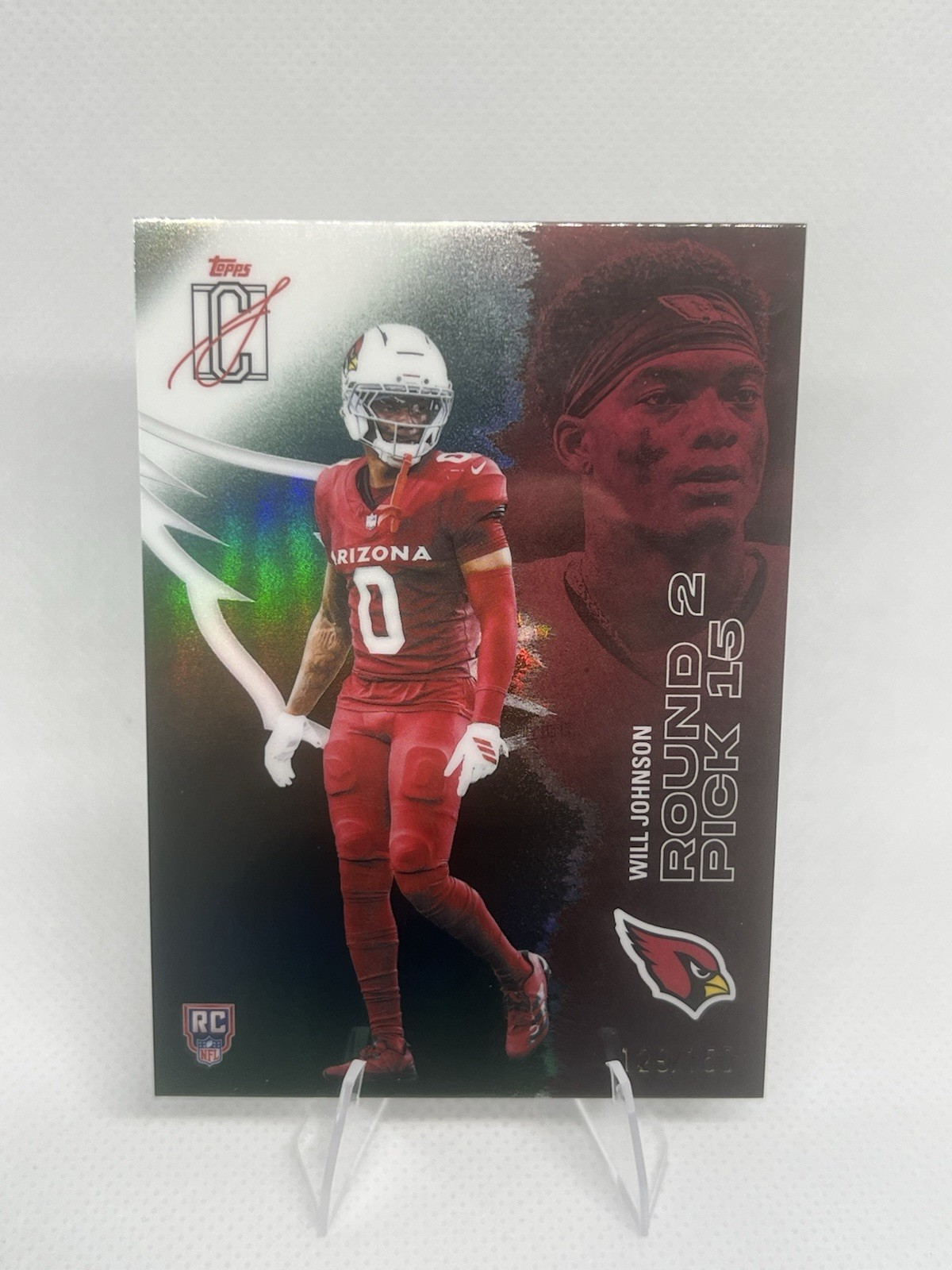 2025 Topps Signature Class - Rookies Will Johnson #135 Chrome Green Refractor...