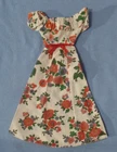Vintage Barbie Clothes - Superstar Era Barbie 9160 Rose & White Party Dress
