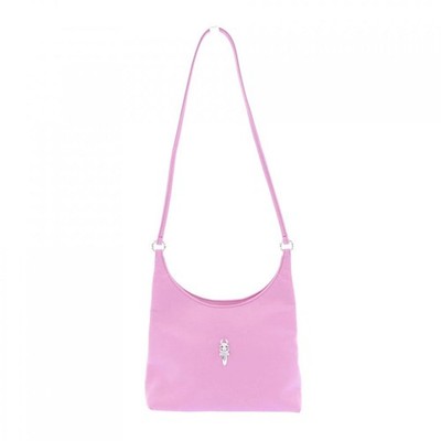 Chrome Hearts Viv Dagger Crossbody Bag Pink Leather 8.3x5.1x2.0 in