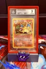 1999 Pokémon Charizard Base Set Unlimited Holo Rare 4/102 BGS 9 Mint