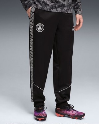  Manchester City Puma Track Pants Hose Suit King Anthem Stadium Schwarz Home 