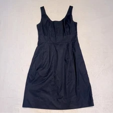 J. CREW Sheath Dress Elegant Sleeveless Mini Dress Summer Navy Blue Women’s 4