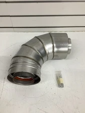 HEATFAB SC03E90-316 90° Angle, 3 in Duct, 6 1/2 in Lg 7 in Centerline Radius